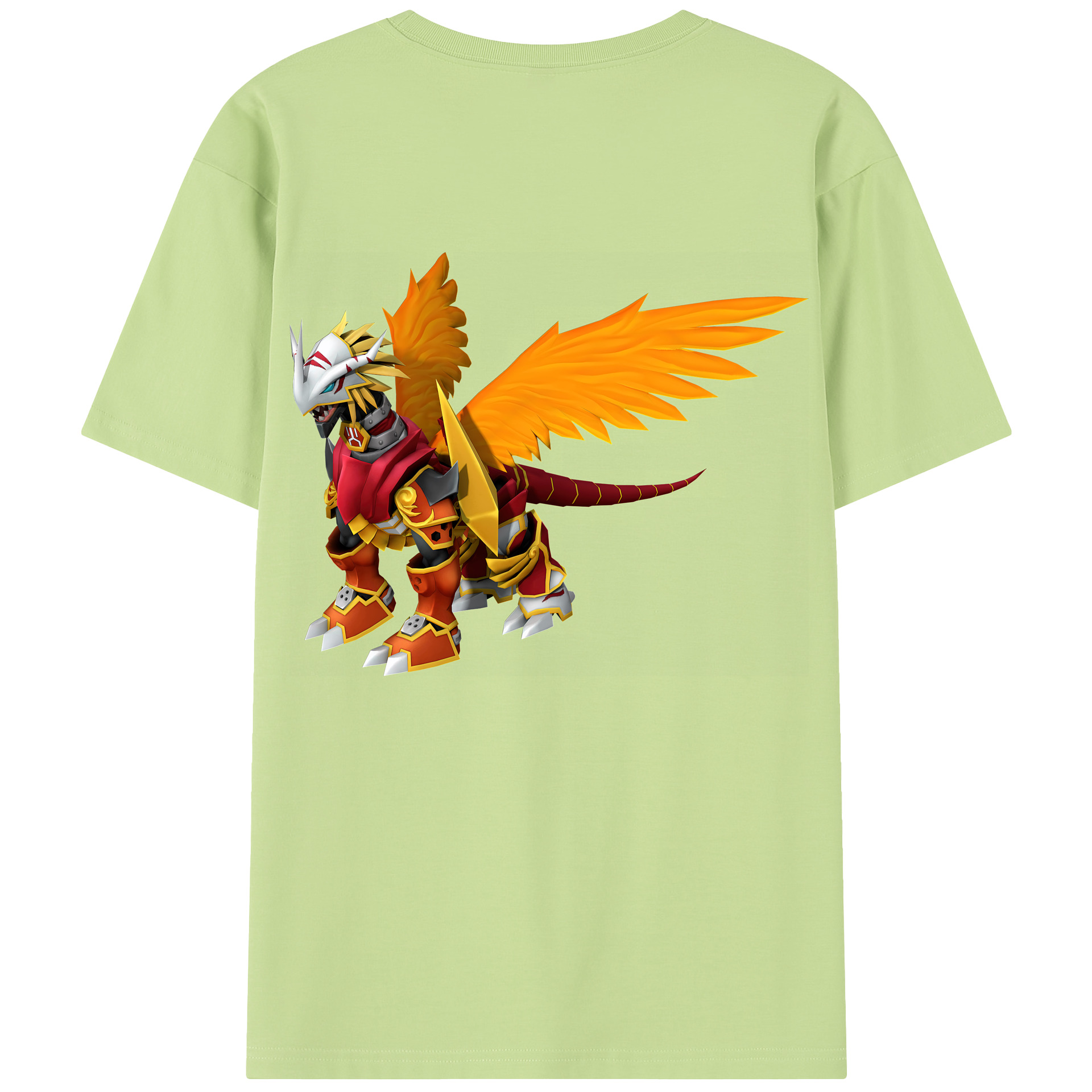 （画像用） Digimon デジタルモンスター/デジモン 綿100％半袖Tシャツ（背面プリント）